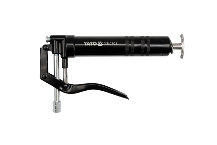 Manuelle Fettpresse für Kartuschen und Beutel YATO YT-0701 mit zwei Düsen 120 ml