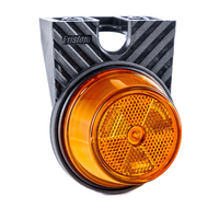 FRISTOM FT-059 LED-Universalmarkierungsleuchte, orange, mit Winkelhalterung