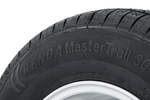 Verstärktes Anhängerrad KENDA TIRE 185/80 R14C 104/102N ALU FELGE STARCO 5.5Jx14"H2 5x112 ET:30