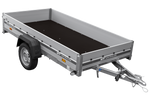 Anhänger mit Aluminiumseitenwänden 264x125 Unitrailer Garden 264 KIPP ALU
