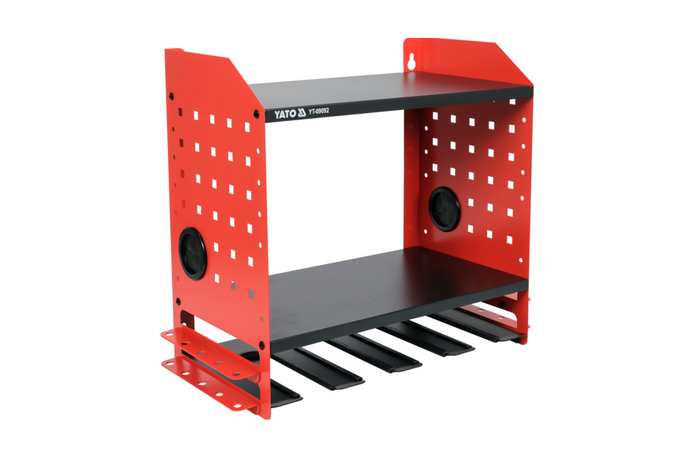 YATO YT-09092 Werkstattregal, Metallregal für Elektrowerkzeuge, 465 x 405 x 225 mm