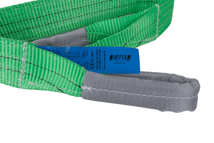 HEFFA Kranschlinge 1m/60mm/2t mit Schlaufen