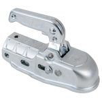 STEELPRESS BC-3000C-00-00+Z2 Kugelkopfkupplung für 3000kg Anhänger mit 35-50mm Rohrdeichsel, Gusseisen