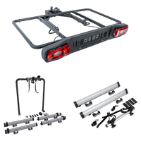Inter Pack Re-Cargo Anhängerkupplungsplattform + Adapter für den Transport von 3 Fahrrädern