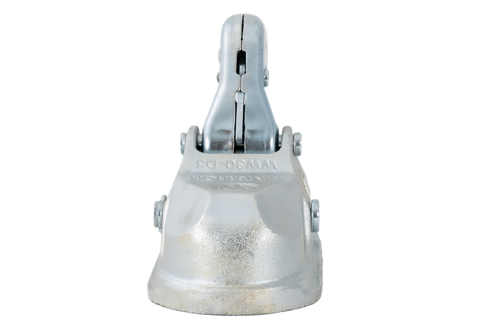 WINTERHOFF WW30-D3-K1414 Kugelkupplung für Anhänger 3000 kg mit Rohrdeichsel 50 mm