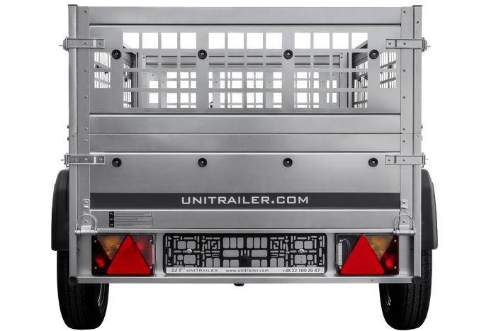 Leichter Anhänger 200x106 UNITRAILER GARDEN 200 KIPP mit Gitterwänden