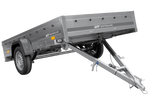 Einachsanhänger auf Blattfedern 264x150 UNITRAILER GARDEN 265/R KIPP