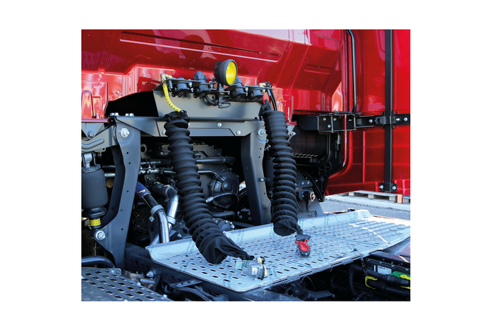 LAMPA Truck-Tights Spiralkabelschutzhülle 97173, flexibler Schlauch, schwarz, 220 cm, Durchmesser 11 cm