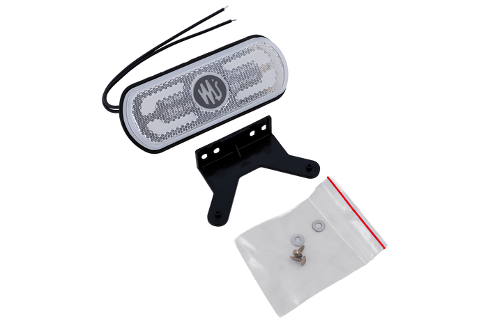 WAŚ W240 1600 LED weiße Universal-Positionsleuchte mit Halterung