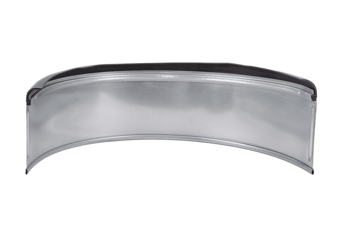 Kotflügel für Anhänger 13-15" DOMAR DK7110 Radlauf 820/240 mm Metall mit Gummikante