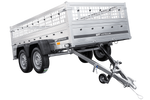 Autotransportanhänger 264x150 UNITRAILER GARDEN 265/2 KIPP mit Gitterwänden