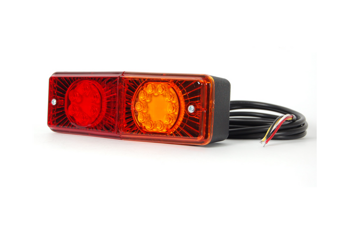 Rückleuchte WAŚ W072UD 487 3 Funktionen universell