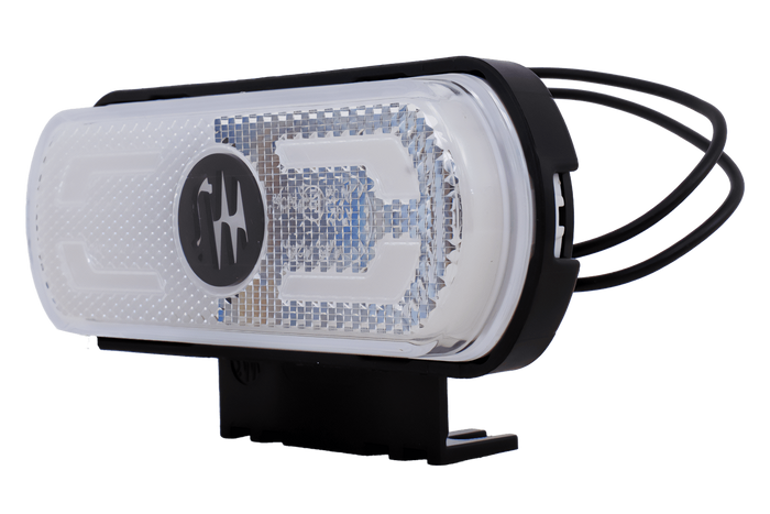 WAŚ W240 1600 LED weiße Universal-Positionsleuchte mit Halterung