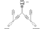 Lichtset: FRISTOM LED-Rückleuchten + HORPOL LED-Seitenmarkierungsleuchten + MANTES 5,5 m 13-poliger Kabelbaum