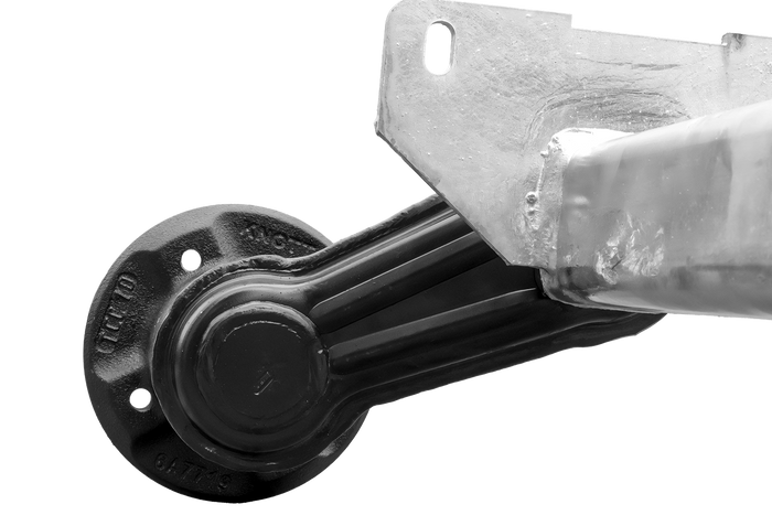 KNOTT VG7-L ungebremste Achse für Bootsanhänger 750 kg 1094 mm 1406 mm 4x100