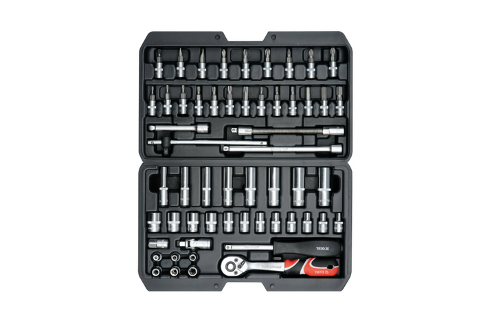 YATO YT-14501 1/4" Werkzeugsatz 56-teilig.