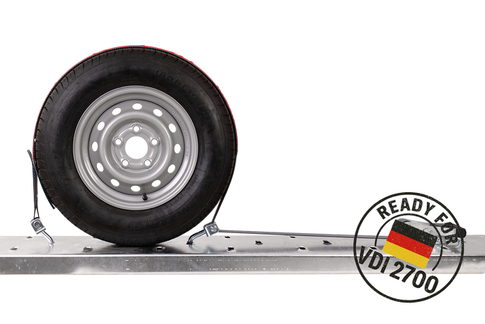 HEFFA CARLINE 130 Abschleppwagen Transportgurt Radsicherungsgurt 2,8m/50mm/5t VDI 2700