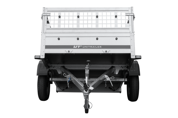 Einachsanhänger 200x125 UNITRAILER GARDEN 201 KIPP mit Gitterseitenwänden