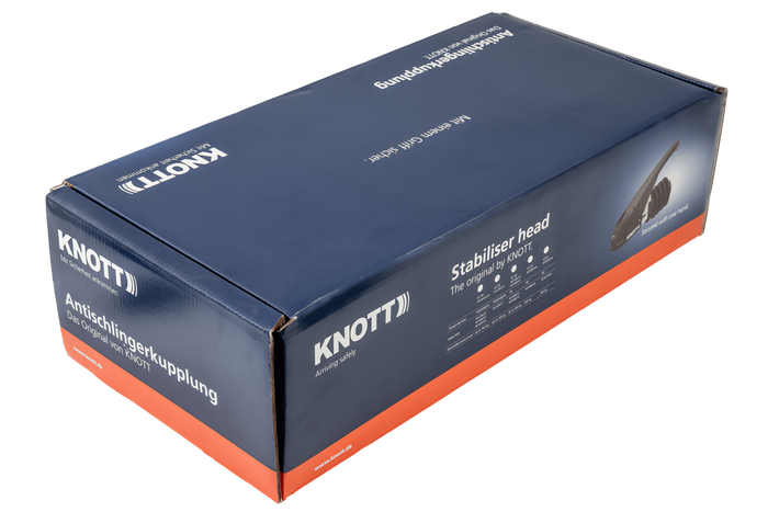 KNOTT KS30 Antischlingerkupplung für Anhänger 3000 kg mit Zugdeichsel rund von 50 mm 