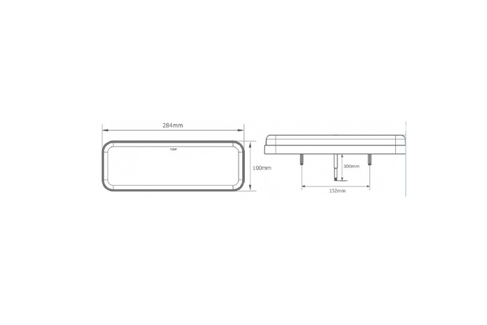 TruckLED L1871 LED-Neon-Dynamik-Rückleuchte, 6 Funktionen, links