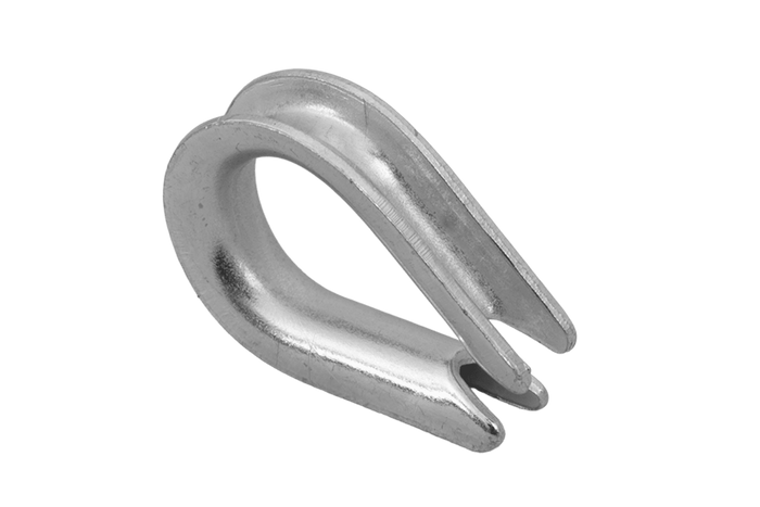 DROMET KU.6 Seilkausche, Stahlkordel, 6mm