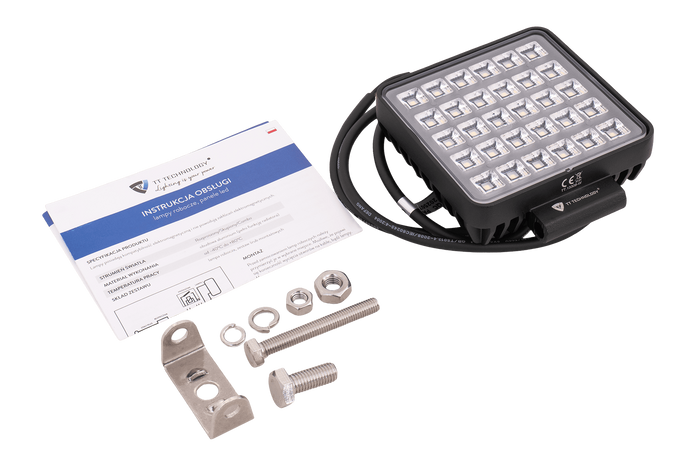 LED-Arbeitsscheinwerfer-Reflektor TT TECHNOLOGY TT.13308-W 30xLED 2400lm mit Schalter