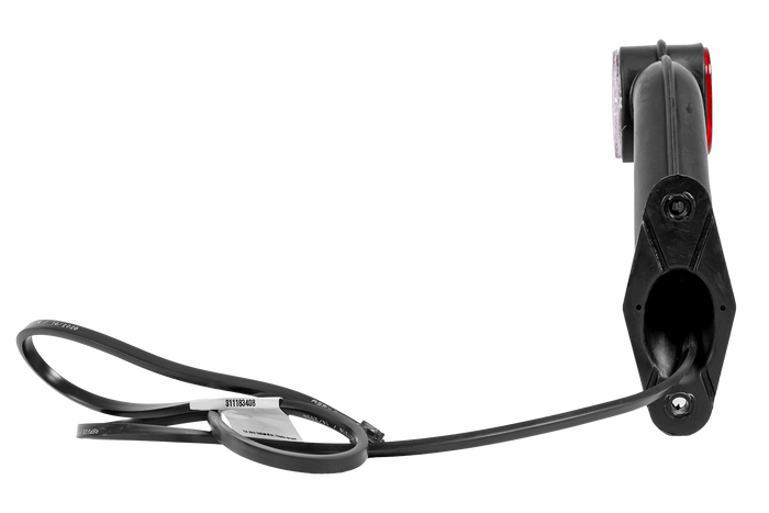 ASPÖCK SUPERPOINT II rechter Positionsleuchte an einem Gummiarm mit seitlichem Kabel