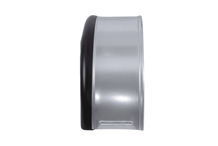 Kotflügel für Anhänger 13-15" DOMAR DK7110 Radlauf 820/240 mm Metall mit Gummikante