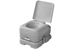 ProPlus 370415CR Tragbare Campingtoilette Grau 10L/10L