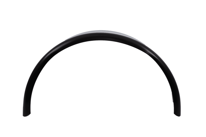 Kotflügel für Anhänger 13-15" DOMAR DK7110 Radlauf 820/240 mm Metall mit Gummikante