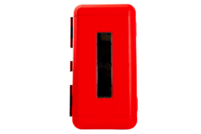 Feuerlöscherbox 6kg DAKEN 82170 REGON 620x335x240mm rot
