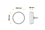 TT TECHNOLOGY TT.12519L LED-Rückleuchte, 3 Funktionen, links