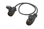 ProPlus Adapterkabel für Anhängerkupplungssteckdose 13/7-polig, 80 cm
