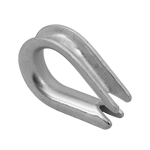 DROMET KU.6 Seilkausche, Stahlkordel, 6mm