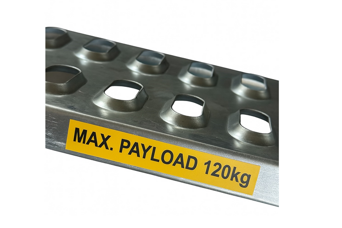 CHORUS Rampen für Anhänger 150cm 240kg 2er Set