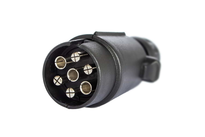 7-PIN ASPOCK Stecker für Anhängerkupplungssteckdose