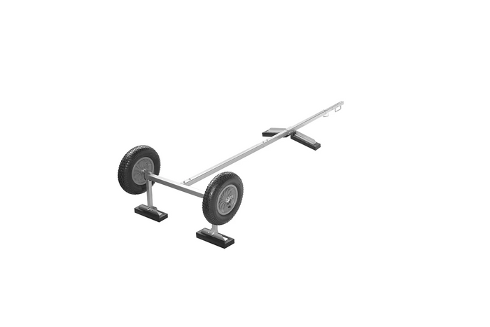 ProPlus 740024CR Slipwagen zum Transport eines leichten Bootes, 70 kg Ponton