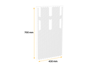 DOMAR DK5120 Kotflügel für Anhänger und Sattelanhänger 430×700mm