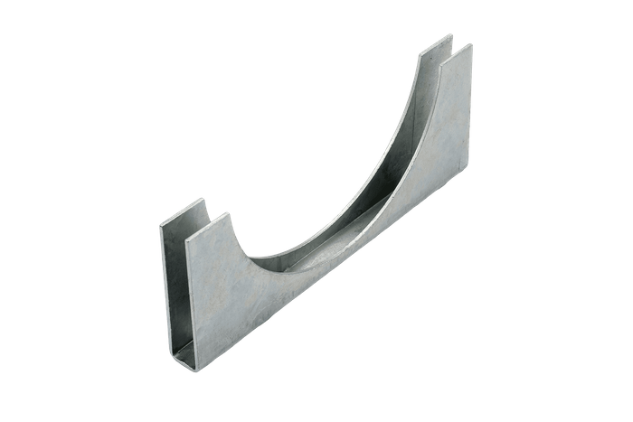 Klemmschelle für M8 U-Bügel (4")