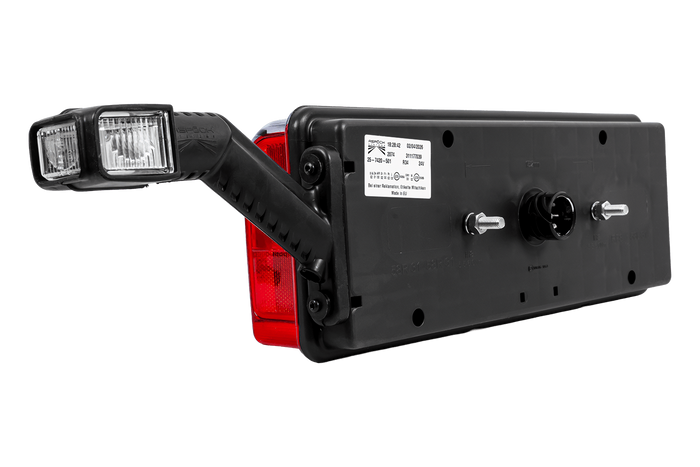 ASPÖCK EUROPOINT III LED-Bajonett-Rücklicht 7PIN ASS2 mit Hupe und 7 Funktionen rechts