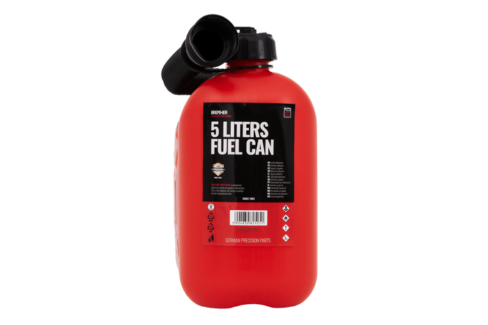 5-Liter-HERMON-Kunststoffkanister mit Trichter, rot