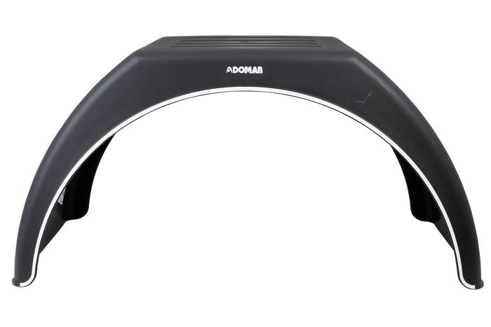 OUTLET Doppelkotflügel für Anhänger 14-16&quot; DOMAR DK3115 flacher Radlauf 915/450mm