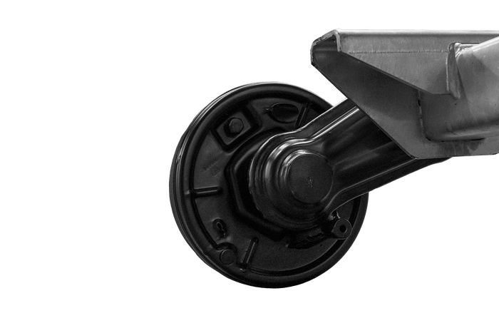 KNOTT VGB13-M gebremste Achse für Anhänger/Träger 1350 kg 1300 mm 1770 mm 5x112