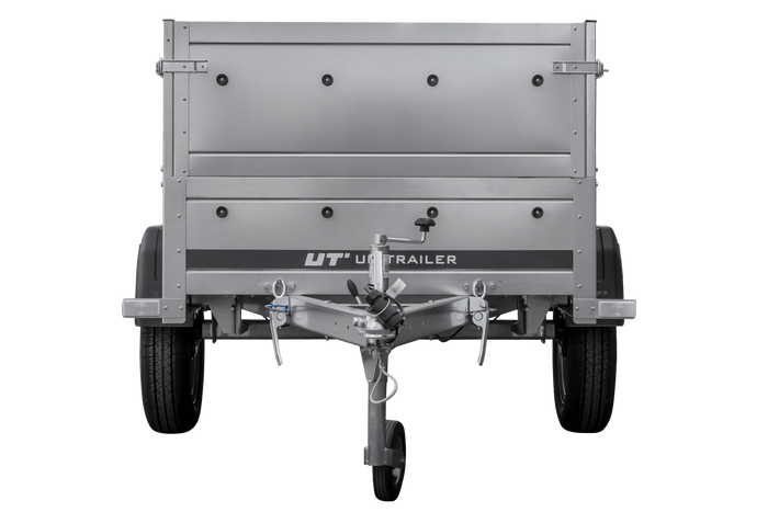 Gartenanhänger 200 KIPP mit Stützrad und zusätzlichen Bordwänden