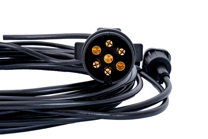 ASPÖCK MULTIPOINT V Rücklichter + MANTES 4m 7PIN Kabelbaum