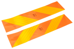 Aufkleber, Reflektoraufkleber, kurz HERMON, Schwerlastkennzeichnungsschilder, 565x132mm, links+rechts