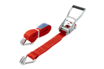 UNITRAILER 4 m/50 mm/5 t rotes Transportband mit Spannvorrichtung