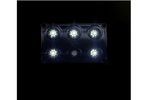 HORPOL LWD2153/CZ LED 900lm schwarze Innenraumleuchte mit Schalter