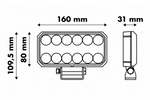 LED-Arbeitsscheinwerferreflektor LAYTZ LY7304 66xLED 5800lm rechteckig