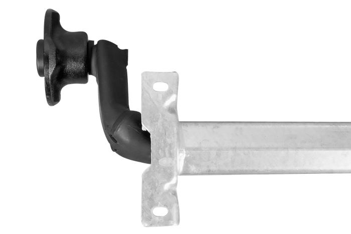 AL-KO OPTIMA ungebremste Achse für Anhänger 750kg 1260mm 1573mm 4x100